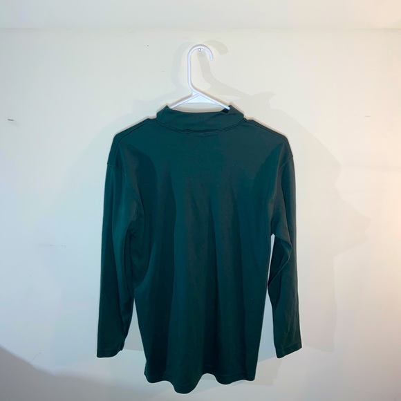 Vintage Stefano Basics Green Long Sleeve Mock Neck Size S - Picture 2 of 2